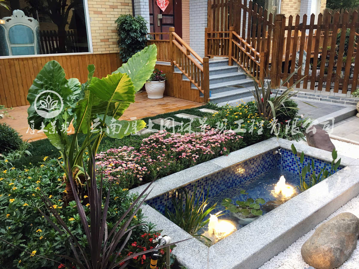 春城佳墅私家花园竣工实景